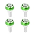 thumbnail image 1 of Unique Bargains 4pcs 6mm Metal Motorcycle License Plate Frame Bolt Screw Fastener, 1 of 6