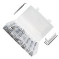 thumbnail image 1 of Riwesomey 520 Unids/caja Tornillo hexagonal Tornillos modificados Sujetador de acero inoxidable Piezas de repuesto Accesorio de reparación de Herramientas y ferretería Riwesomey TO011592-00, 1 of 6