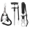 thumbnail image 1 of Stainless Steel Fishing Lure Plier and Gripper with Fish Hook Remover for Sea Boat Fishing Tool Set, 1 of 4