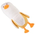 thumbnail image 2 of KAKOWELY Divertido juguete de peluche de pato plátano, lindo peluche abrazable, almohada de peluche, animal de peluche de pato plátano, 2 of 5