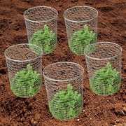 Mr Garden ETA Stainless Steel Wire Barrier Mesh Basket,13" Diax15 H, 5pack