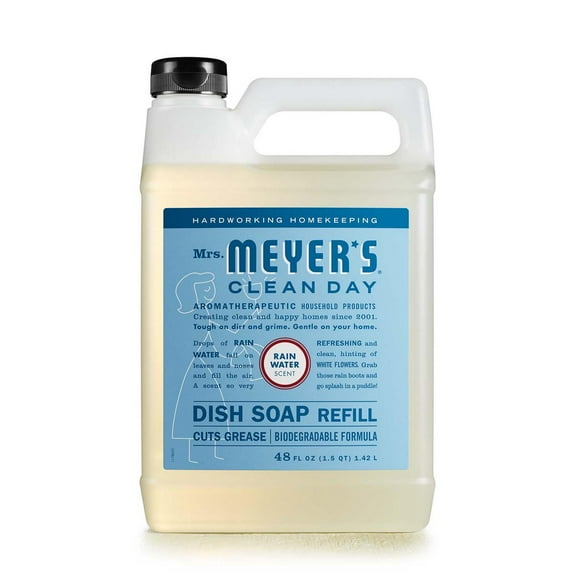 Mrs. Meyer's Clean Day Rainwater Dish Soap Refill - 48 oz- Pack of 2