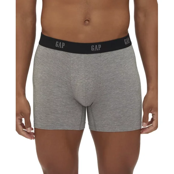 GAP Mens 3-Pk. Contour Pouch 5 T Light GrayDark L