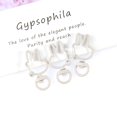 thumbnail image 1 of 10pcs/Lots Metal Rabbit Shape Hollow Keychain Split Key Ring Swivel Lobster Clasp Connector for Bag Belt Dog Mask Chains 6*36mm White, 1 of 6