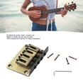 thumbnail image 4 of Puente de Guitarra de 4 Cuerdas Ukelele bajo Puente de Metal Reemplazo para Instrumentos de Cuerda ANGGREK Otros, 4 of 8