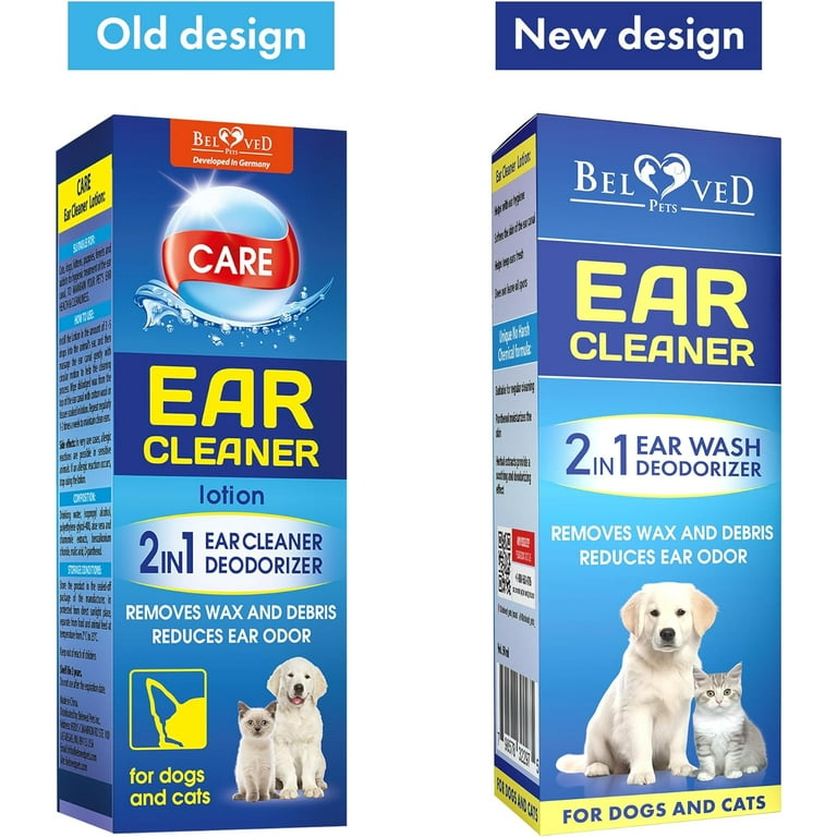 Pet Ear Cleaner Drops: Canine Feline Otic Medicine Yeast