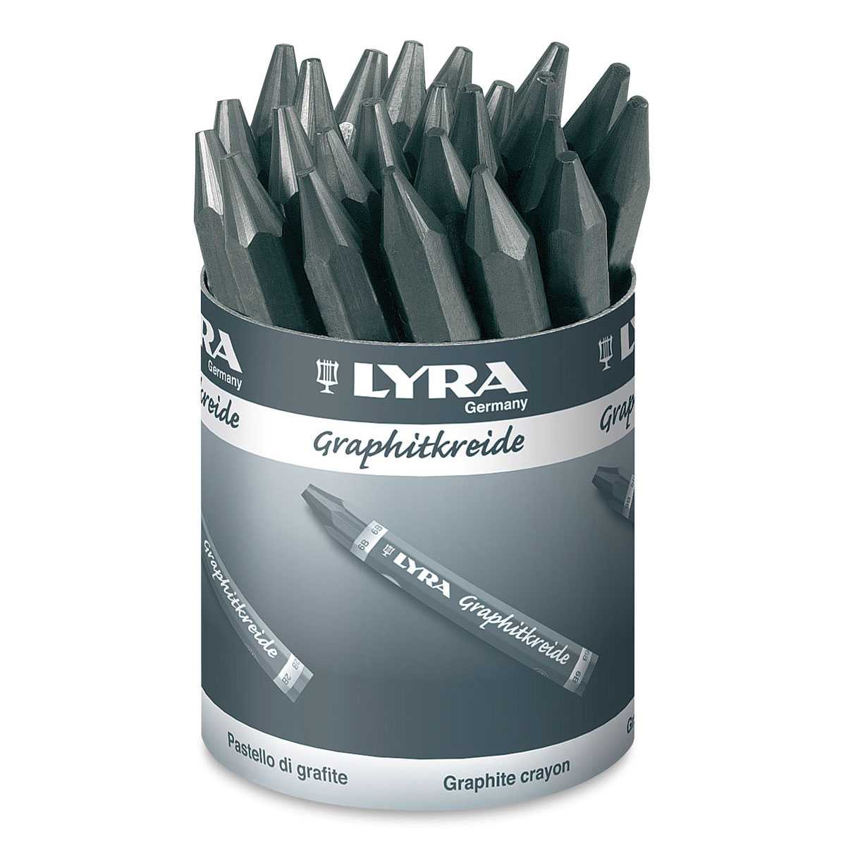 Rembrandt Non Water Soluble Graphite Crayons, Assorted, Set of 24