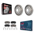 thumbnail image 1 of Transit Auto Front Coated Disc Brake Rotors and Ceramic Pads Kit for Car Hyundai Elantra KGC-100365, 1 of 11