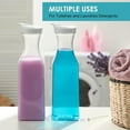 thumbnail image 2 of Bxaolu 4-Pack 50 Oz Plastic Water Carafe Pitcher with Flip Top Lid, 1500ML Juice Containers, Bar Supplies Pitcher for Drinks, Water, Tea, Juice, Milk, Lemonade and Other Beverages, Clear, 2 of 9