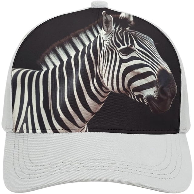 Animal Zebra Baseball Cap Classic Golf Cap Soft Dad Hat Multicolor Adjustable Low Profile Hat Unisex