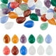 thumbnail image 1 of 24 cabujones de piedra en forma de lágrima de 12 colores, cabujones de piedras preciosas naturales, cabujones de cuarzo, parte trasera plana, sin agujero, gemas mixtas, 1 of 6