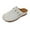 A White, variant on Wovix Slippers For Women Casual Retro Shoes Breathable Soft Wedge Shoes Simple Sandals Work Footwear Indoor Outdoor Shoes