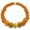 Orange, variant on Glow in The Dark Firefly Beads Bracelet, Handmade in USA, Colorful Luminous Murano Glass Beads Jewelry (Pink)