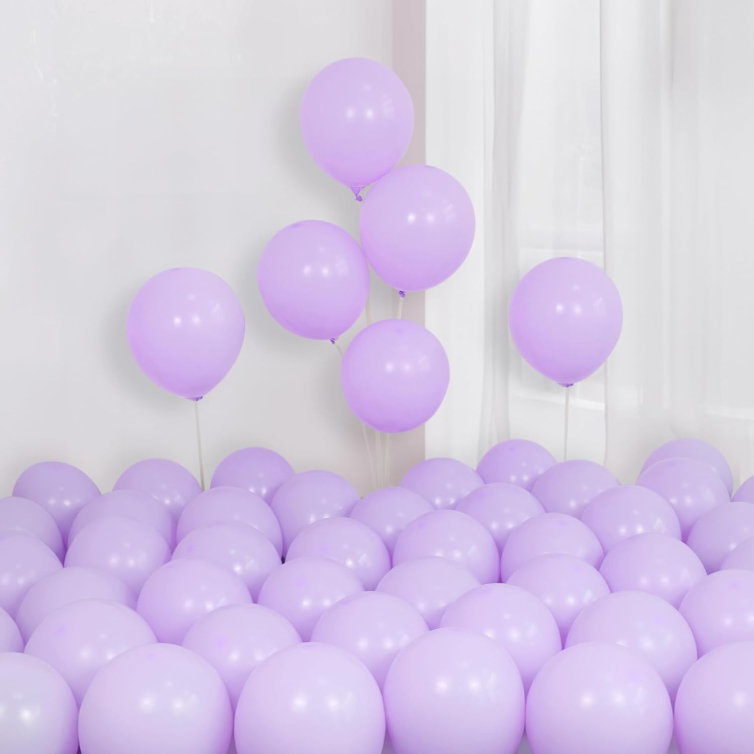 Pastel Tea Balloons Arch Garland Kit, 134pcs Macaron Green,Purple,Pastel Pink Balloons for Birthday Baby Shower Bridal Shower Wedding Anniversary Engagement Gender Reveal Tea Party Decorations