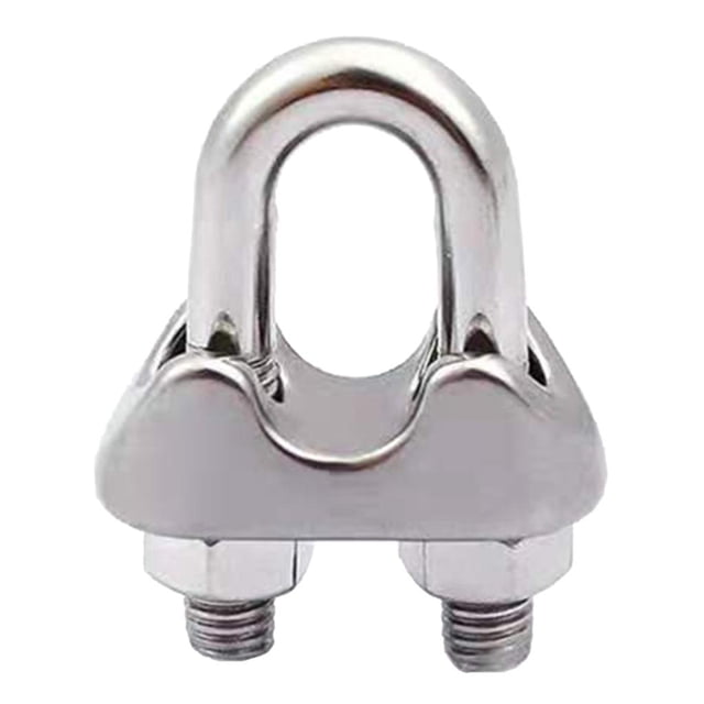 ACERO INOXIDABLE 316 CUERDA DE AMBRE ABRAZADERA CUERDA Baoblaze Abrazadera de clip de cable de alambre inoxidable