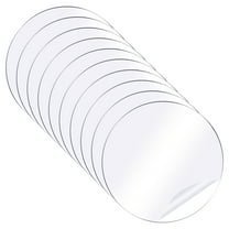 20Pcs Double-Sided Adhesive Circle Tape, 2.36"x2.36" Acrylic Sticker, Clear