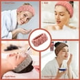 thumbnail image 7 of ZOUYUE 3 Pieces Spa Facial Headband for Makeup and Washing Face Terry Cloth Hairband Yoga Sports Shower Facial Elastic Head Band Wrap for Girls and Women (Pink, Gray, Dark Brown), 7 of 7