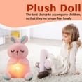 thumbnail image 7 of Breathing Stuffed Animal, Bunny Plush for Anxiety Adults and Kids, Volume Control, Machine Washable, Sleep Buddy Soothing Penguin with Realistic Breathing and Lights Music, 7 of 7