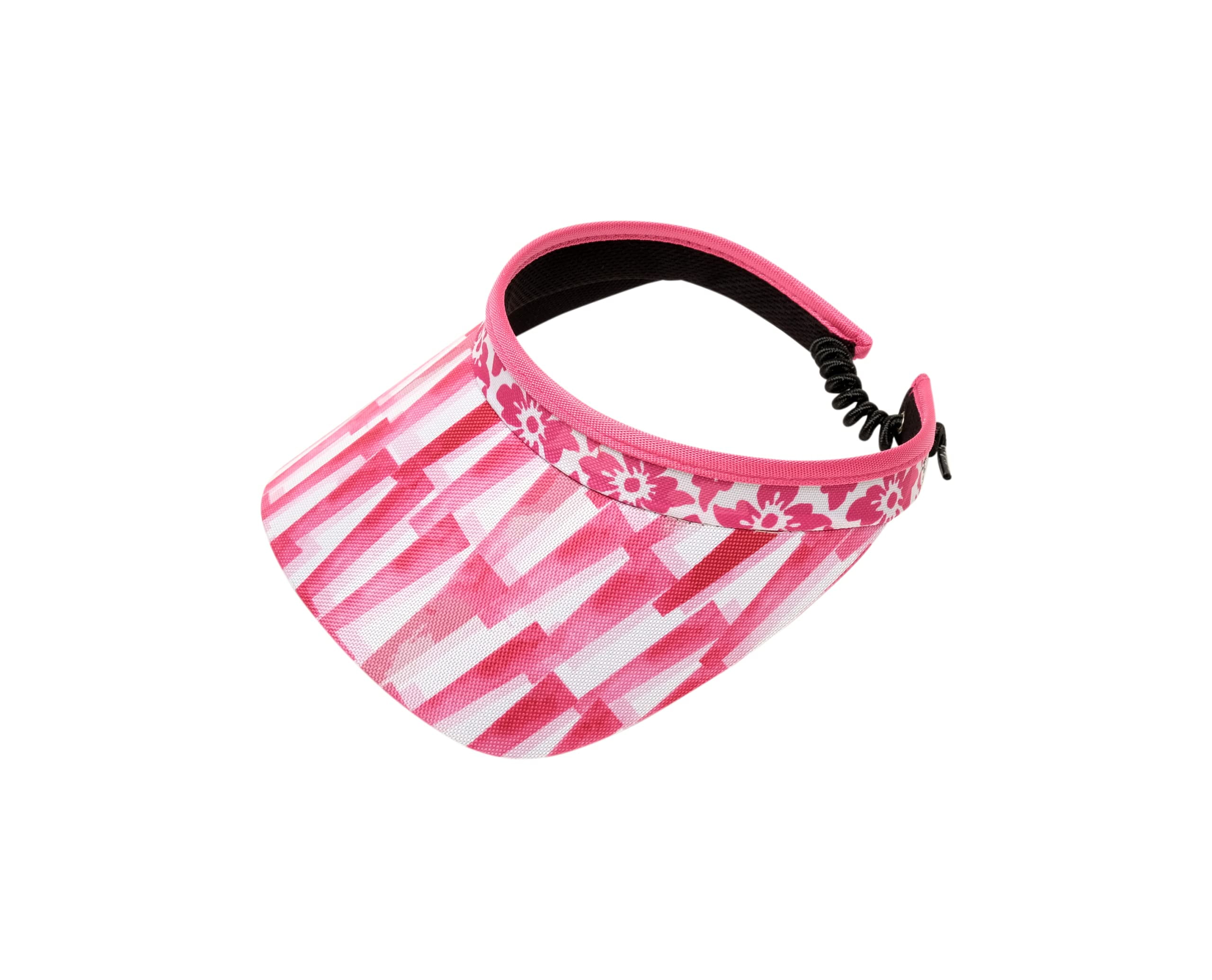 Glove It Print and Solid Coil Visor, Ladies Visor Hat, Sun Visor for