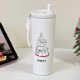thumbnail image 2 of Stainless Steel Water Bottles With Straw, Lanyard Portable Water Bottle, 2 of 5