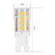 thumbnail image 2 of G9 LED Light Bulbs, Warm White 3000K 5W G9 LED Light Bulb Equivalent to 40W Halogen Bulbs 420 Lumens Not Dimmable, Pack of 10 [Energy Class F], 2 of 4