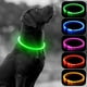 thumbnail image 1 of Collar LED para perro HIGO Light Up USB recargable, verde, 1 of 7