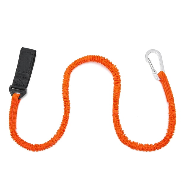 Eigraketly Kayak Paddle Leash Cuerda Caña de pescar Nylon Seguridad Cordón Soporte Mosquetón Cordón Deportes acuáticos Canotaje Herramienta Deportes acuáticos