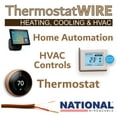 thumbnail image 3 of NATIONAL Wire&Cable - 18 Gauge 2 Conductor - 500Ft. - Thermostat Wire - Made in USA - 100% Solid Copper Conductors, CL2 ETL Listed, 3 of 4
