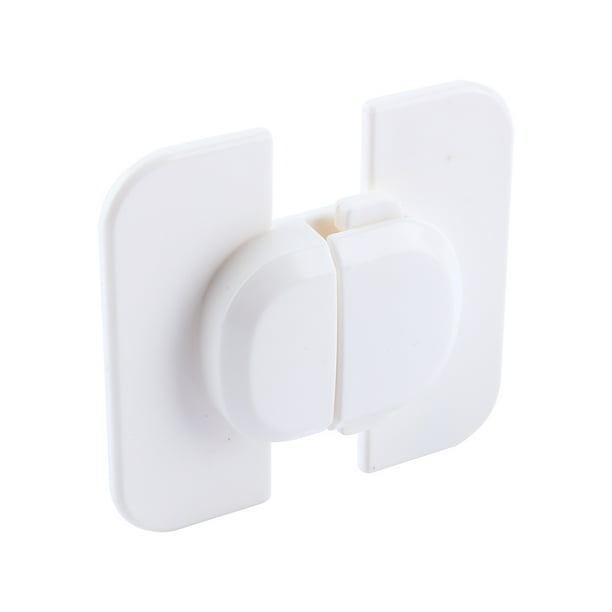 Cerradura de la Puerta del Refrigerador, 3 Piezas Multifunción Seguridad para Bebés Protección Plástica Anti Pellizcos Bloqueo a Mano Ni?os Correas para Ni?os Cajón de Seguridad Armario Armario Cerrad Amonsee NO