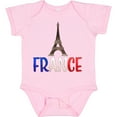 thumbnail image 3 of Inktastic France Eiffel Tower Flag in Text Boys or Girls Baby Bodysuit, 3 of 5