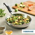thumbnail image 3 of Farberware Brilliance 10 Inch Stainless Steel Frying Pan, Induction Compatible, Metal Utensil and Dishwasher Safe, Stainless Steel, 3 of 14