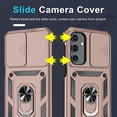 thumbnail image 2 of KOMI Compatible with Samsung Galaxy A16 5G Case Built in Slide Camera Lens Cover+Screen Protector+Finger Ring Holder Kickstand,Heavy Duty Shockproof Full Body Phone Cover,2025 Rose Gold, 2 of 5