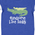 thumbnail image 4 of Inktastic Alligator Handsome Like Daddy Baby Boy Boys Baby Bodysuit, 4 of 5