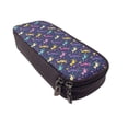 thumbnail image 6 of Lsque Colorful Dinosaur Printed Big Capacity PU Leather Pencil Case Large Pencil Pouch Stationery Pen Bag Pencil Holder for Teen, 6 of 6