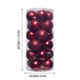 thumbnail image 3 of Xihbxyly Adornos Navideños, Bolas Irrompibles Galvanizadas, Juego de 24 Piezas de 6 Cm, Perfectos para Árboles, Coronas, Guirnaldas, Decoraciones Festivas, Uso Doméstico y Comercial., 3 of 3