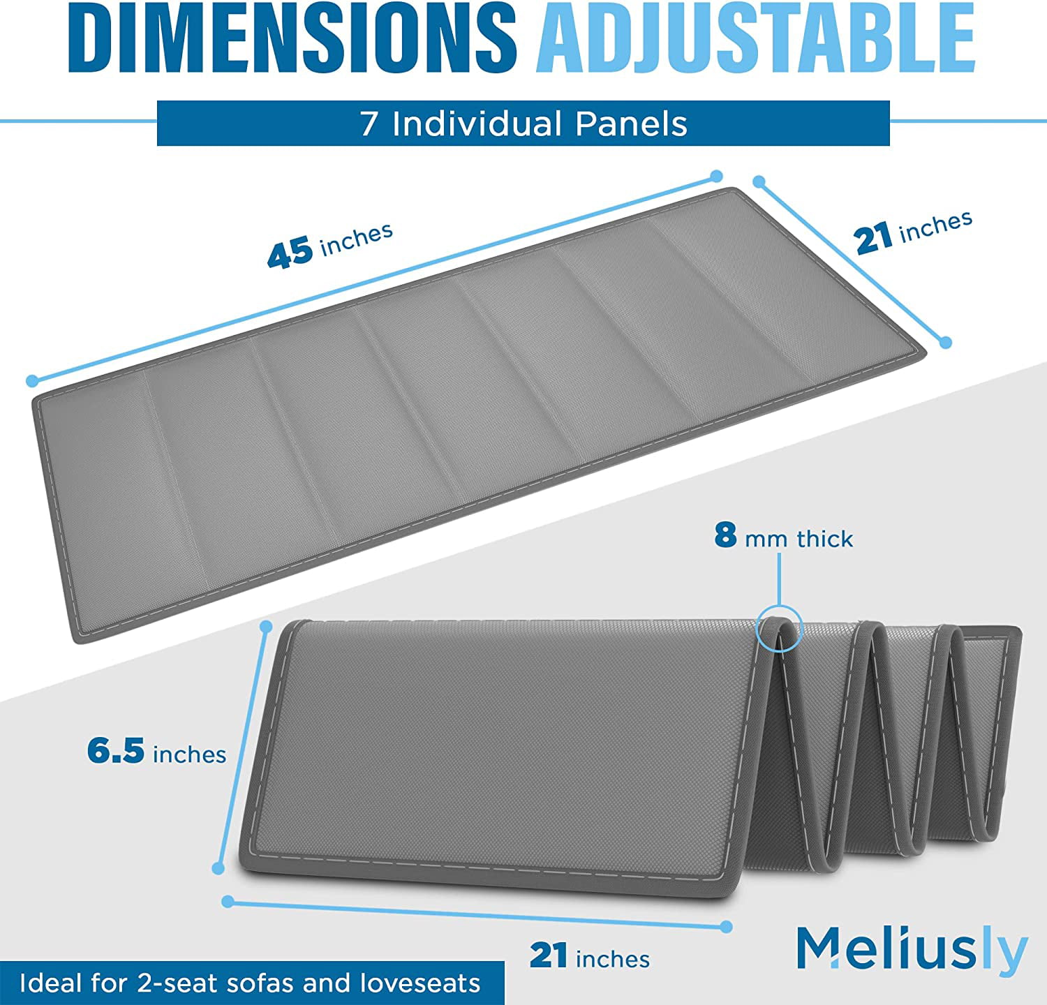 Meliusly® Couch Supports for Sagging Cushions (21x72) Sofa Cushion Support  Board for Sagging Seat, Under Couch Cushions Support Boards, Couch Cushion