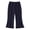 C-Navy69, variant on DHFJKG Girls Ribbed Knit Flare Pants With Bow Detail Solid Color Stretchy Trousers For Spring Fall Winter Elastic Waist Cozy Pants