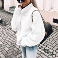 thumbnail image 2 of Mifelio Womens Sweaters Solid Casual Long Knitted Sleeve Off The Sweater Womens Shoulder Pullover Sweater, Sweaters for Women White XXXL, 2 of 5