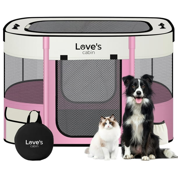 Corral para Mascotas Love's Cabin Tienda para Cachorros Interior/Exterior
