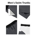 thumbnail image 4 of COOFANDY Men Bathing Suit Swimwear Square Leg Chubbies Sexy Elastic Board Short, 4 of 5
