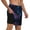 Black, variant on Men's Space Galaxy Swim Trunks with Compression Liner Bathing Suit Swimwear