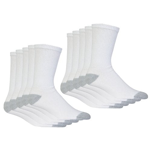 Gildan GT Goldtoe Men's Big and Tall MidCrew Socks 10Pack Walmart