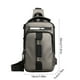 thumbnail image 3 of Mochila bandolera de nailon para hombre y mujer, ideal para senderismo, acampada, excursiones y viajes., 3 of 6