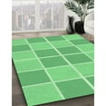 thumbnail image 3 of Ahgly Company Machine Washable Indoor Rectangle Transitional Jade Green Area Rugs, 5' x 8', 3 of 7