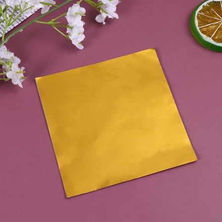 SOPOTUTU Candy Tin Foil Wrappers Golden Smooth Style 300Pcs