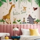 thumbnail image 4 of decalmile Vinilos Decorativos Animales de la Selva Safari Jirafa Elefante Vinilos Decorativos para Pared Habitación Infantil Bebé Guardería Salón oso de fresa Electrónica, 4 of 5