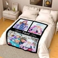 thumbnail image 5 of Picture Blankets Customized, 10 Photos Customized Blanket, Custom Picture Blankets, Gifts for Sister Dad Mom Daughter Son A Blankets, 5 of 5