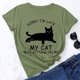 thumbnail image 2 of Camiseta de manga corta con estampado de animales y cuello redondo suelto a la moda de verano para mujer Pompotops hfajkhk134378, 2 of 7