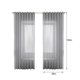 thumbnail image 2 of Labymos Heer Cortina de gasa para ventana, 2 of 8