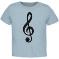 thumbnail image 1 of Treble Clef Light Blue Toddler T-Shirt, 1 of 1